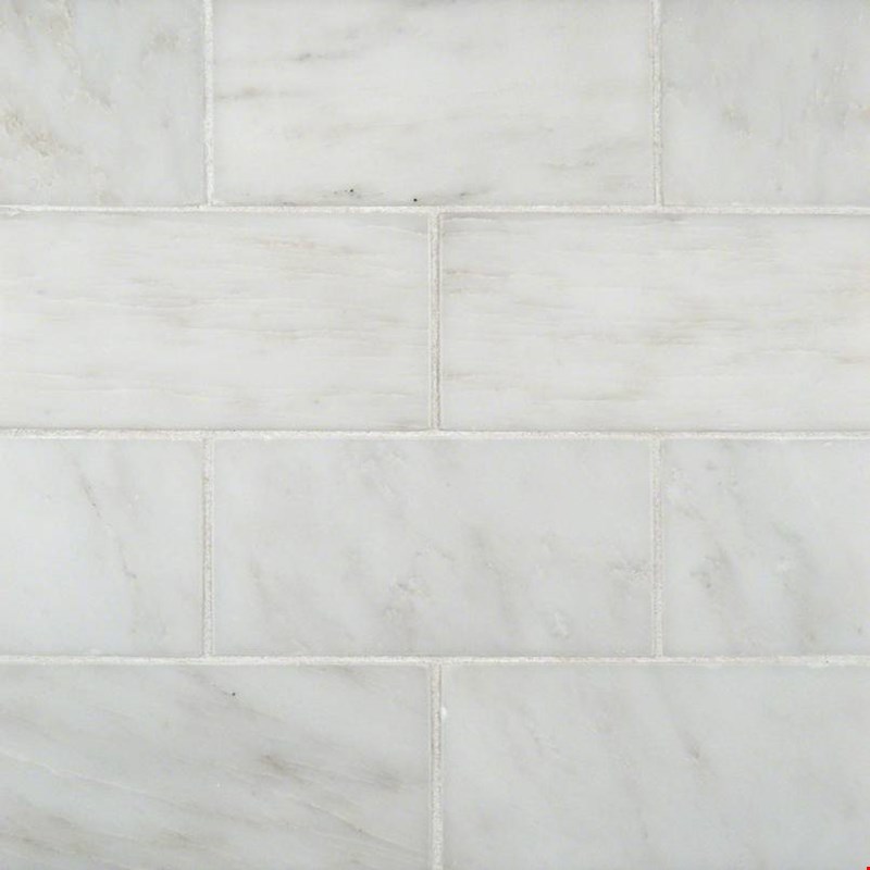 MS International Marble: Greecian White 3" x 6" Marble Tile THDW1-T-GRE-3x6