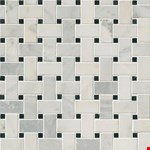 Greecian White 12" 12" Basketweave Mosaic SMOT-GRE-BWP