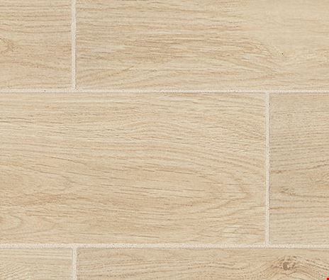 Daltile RevoTile: Antiquity White 6" x 24" Porcelain Tile with Clic-Fit Technology RV75