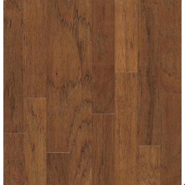 Bruce Turlington Lock&Fold Hickory: Falcon Brown 3/8" x 5" Engineered Hickory Hardwood with Densitek™ Core EHK94LGEE