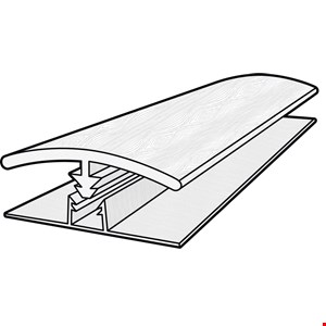 USFloors Coretec Pro Plus XL Enhanced HD: T-mold Ravenswood Oak Engineered Luxury Vinyl Plank with Cork Comfort VV - 94" Long