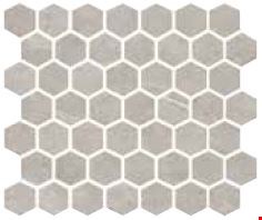 Daltile Resilience: Stamina Grey 11" x 10" Ceramic Mosaic RL2315HEXMS1P2