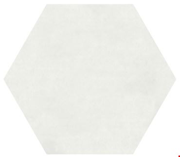 Daltile Bee Hive Medley: White 8 1/2" x 10" Porcelain Floor Tile P0068510HEX1P