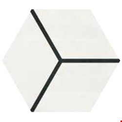 Daltile Bee Hive Medley: Cube Positive 8 1/2