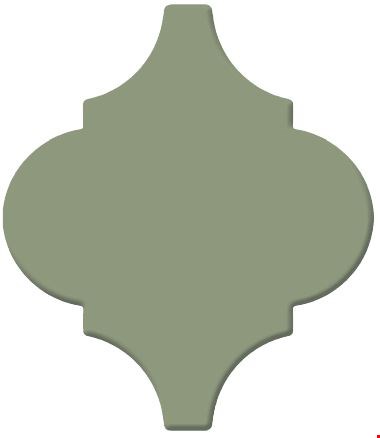 Daltile Mythology: Chronos 6" Arabesque Ceramic Tile MY936ARAB1P2