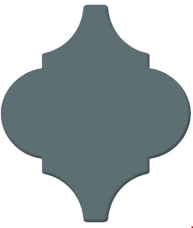 Daltile Mythology: Aura 6" Arabesque Ceramic Tile MY956ARAB1P2