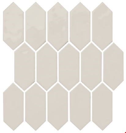 Daltile Mythology: Olympus 12" x 11" Picket Ceramic Mosaic MY91S1/212J1P2