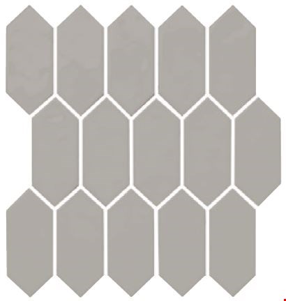 Daltile Mythology: Harmonia 12" x 11" Picket Ceramic Mosaic MY92S1/212J1P2