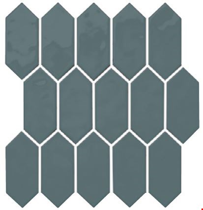 Daltile Mythology: Aura 12" x 11" Picket Ceramic Mosaic MY95S1/212J1P2