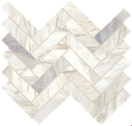 Daltile Sublimity: Namaste 11" x 12" Natural Stone Herringbone Mosaic M072HERRINMS1U