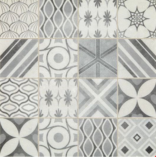 Daltile Sublimity: Breath Sequence 11" x 11" Natural Stone Encaustic Mosaic SB6133ENCSTMS1U