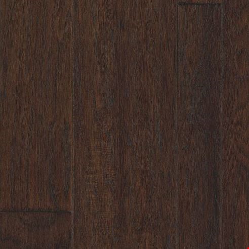 Mohawk TecWood Weathered Portrait: Espresso Hickory 3/8" x 3", 5", 7" Engineered Hardwood WEK33-96