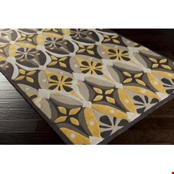 Surya Mamba Feather Gray (MBA-9024) Square 1'6