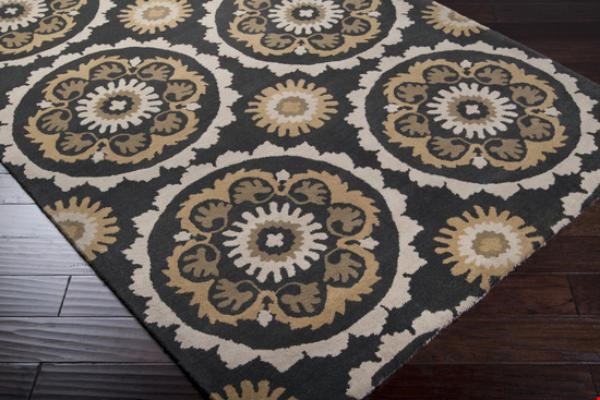 Surya B Smith Mosaic Coal Black (MOS-1063) Square 1'6" x 1'6"