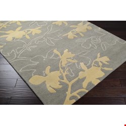 Surya Jef Designs Organic Modern Pussywillow Gray (OMR-1002) Rectangle 3'6