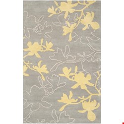 Surya Jef Designs Organic Modern Pussywillow Gray (OMR-1002) Rectangle 5'0