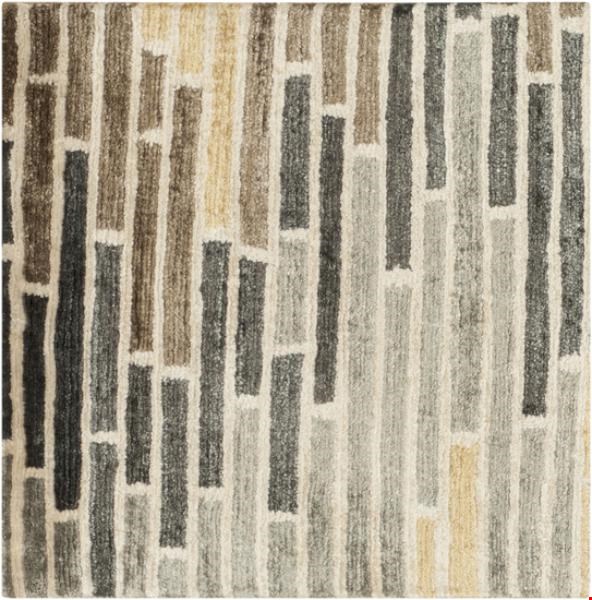 Surya Platinum Icicle (PLAT-9009) Square 1'6" x 1'6"