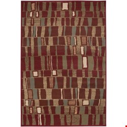 Surya Riley Maroon (RLY-5003) Rectangle 5'3