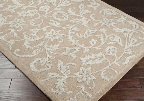 Surya Raj Feather Gray (RST-1215) Rectangle 2'0" x 3'0"