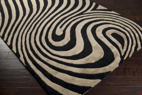 Surya Universal Coal Black (UNI-1033) Rectangle 8'0" x 10'0"