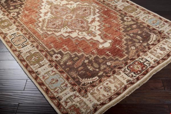 Surya Zeus Brown Clay (ZEU-7800) Square 1'6" x 1'6"