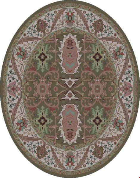 Surya Zeus Moth Beige (ZEU-7811) Round 8'0" x 8'0"